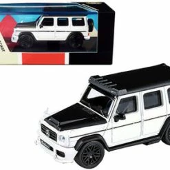 2018 Mercedes-Benz Liberty Walk AMG G63, White - Paragon PA55161W - 1/64 Scale Diecast Model Toy Car