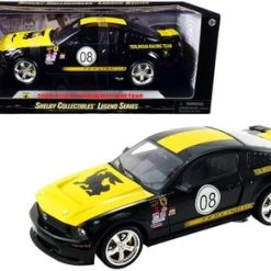 Shelby Collectibles 2008 Ford Shelby Mustang #08 Terlingua Racing Team SC296BK - 1/18 Scale Diecast Model Toy Car